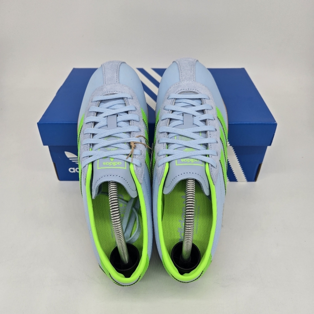 adidas Women's Tokyo JQ0582 Clear Sky Solar Green Gum Shoes Size 9 New - Picture 5 of 8